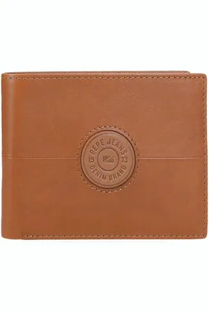 Pepe Jeans Cracker Portfel z portmonetką Beżowy 12,5 x 9,5 x 1 cm Skóra by Joumma Bags, , Talla única, Portfel z portfelem