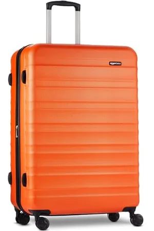 AmazonBasics Twarde etui - zestaw walizek, pomarańczowy, 79 cm, 1 sztuka