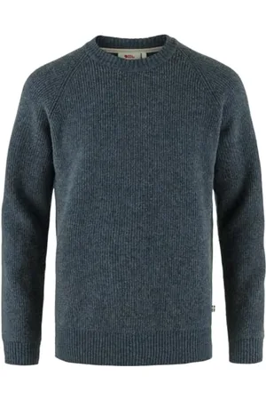 Fjällräven Övik Rib sweter męski, Granatowy, S