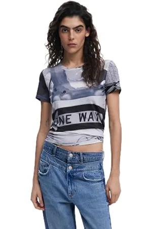 Desigual TS_POTOMAC, 2000 Czarny, L, , L