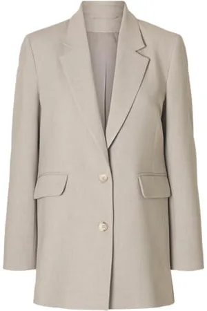 SELECTED Slfrita Ls Relaxed Blazer Mel Noos, , 36