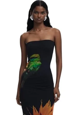 Desigual Swim_COLIBRÍ Strapless, 2000 czarny, L, , L