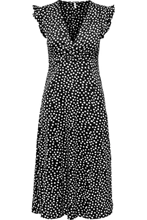 ONLY Onlmay S/L Wrap Dress Box JRS sukienka midi, , XS