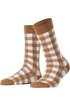 Burlington Kobiety Skarpety Vichy W So bawełna z wzorem 1 Para, , 36-41
