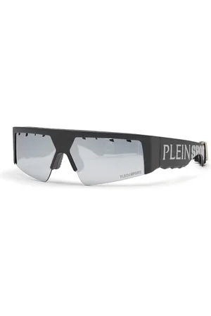 Philipp Plein The Flame Okulary, Matt Black, 71/12/130 dla mężczyzn, , 71/12/130