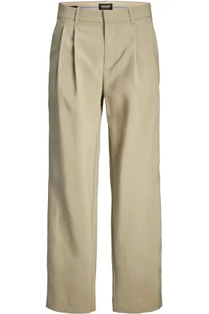 JACK & JONES Męskie spodnie chinosy Jpstbill Jjdaytona Wide Chino Silver Sage, 31 W/30 L, , 31W / 30L