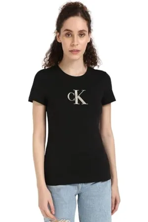 Calvin Klein Damska koszulka Gradient Ck Slim Tee S/S, , M