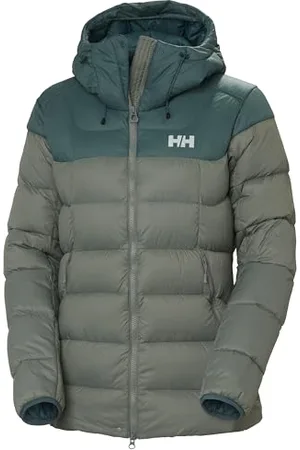 Helly Hansen Helly-Hansen Damska kurtka puchowa Verglas Glacier, 485 Szary kaktus/Dark Creek, XS