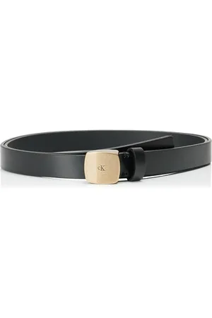 Calvin Klein 8719965074583 Damska klamra na co dzień 20 mm LV04K7007G stały pasek, czarny (czarny/złoty spadek), 100, , 100