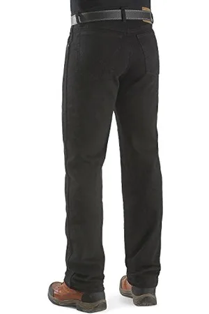 Wrangler Rugged Wear Classic Fit Jeans Classic Fit Wear - proste - męskie, czarne, 36W / 32L, , 36W / 32L