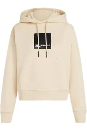 Karl Lagerfeld Damska bluza z kapturem Regular Box Logo Hoodie Hooded, , XL