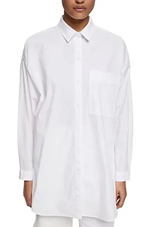 ESPRIT Edc by Damska bluzka 992CC1F306, 100/WHITE, XXS