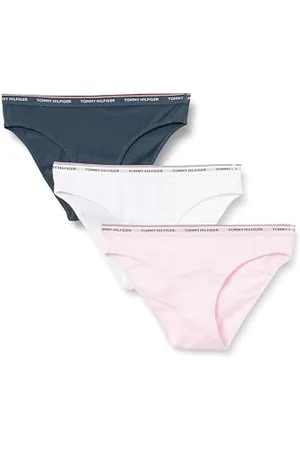 Tommy Hilfiger Damskie bikini 3-pak (rozmiary zewnętrzne) UW0UW04895, majtki, niebieskie, XS, , XS