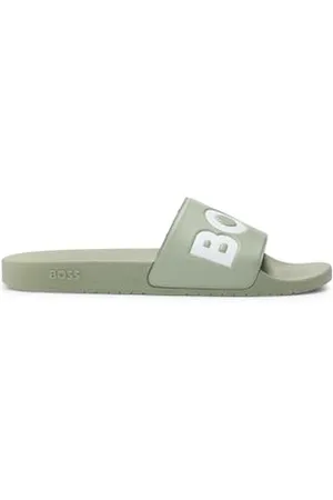 HUGO BOSS Męskie buty Aryeh_Slid_npvlg Slide, średni zielony, 11 UK, , 45 EU