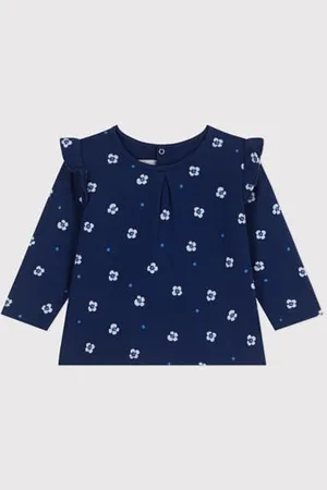 Petit Bateau Bluzka z długim rękawem dla dziewczynek, , 24 Miesiące
