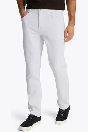 Tommy Hilfiger Męski PROSTY DENTON PSTR WHITE MW0MW38812 prosty, denim, 34W / 34L, , 34W / 34L