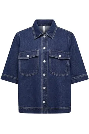ONLY Onlbelle S/S Shirt DNM Gua Noos, , S
