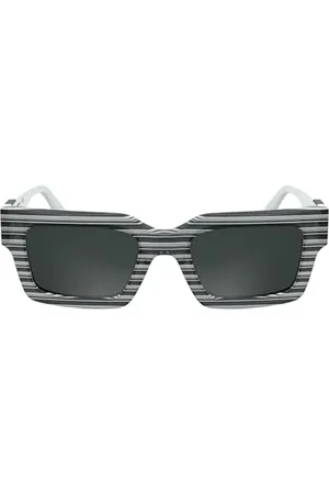 Karl Lagerfeld Unisex KL6182S okulary przeciwsłoneczne, czarne paski, rozmiar uniwersalny, , jeden rozmiar