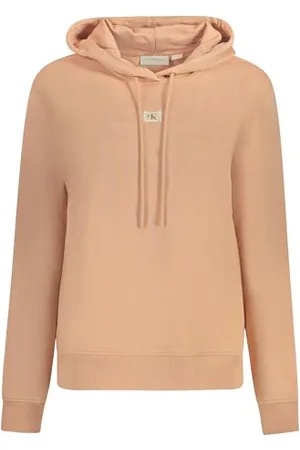 Calvin Klein Jeans Damska WEVEN LABEL REGULAR HOODIE J20J225085 Bluza z kapturem, różowa (Toskania), XS, , XS