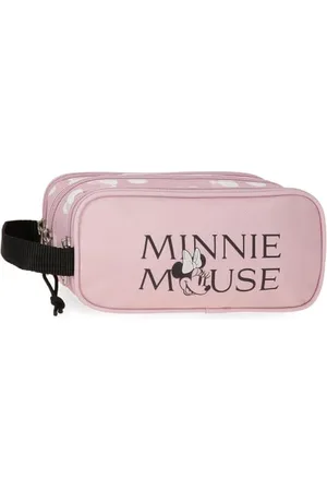 Disney Joumma Minnie Heads Triple Case Różowy 22x10x9 cms 1,98l Poliester, , Talla única, Potrójne etui