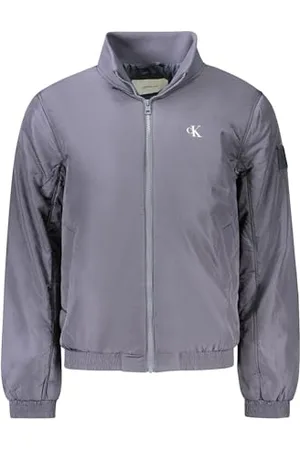 Calvin Klein Jeans Męskie kurtki PADDED HARRINGTON J30J325592 Inne, niebieskie (India Ink), L, , L