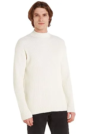 Calvin Klein Jeans Męski sweter Blown Up Ck Mock, , XXL