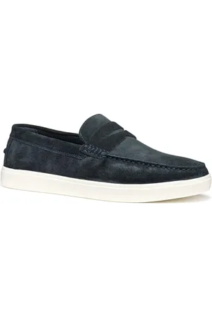 Geox Męskie U AVOLA A Moccasin, granatowe, 45 EU, , 45 EU