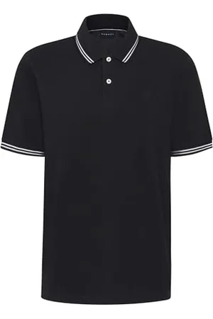 Bugatti Męska koszulka polo basic, z krótkim rękawem, nowoczesny krój, , XL