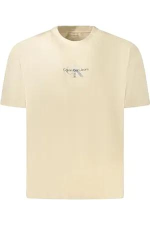 Calvin Klein CK JEANS Damska GRADIENT MONOLOGO BF TEE J20J225521, Beżowa (Brazylijski Piasek), XS, , XS