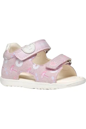 Geox B Sandal Macchia Gir, Gir, Pink/Ivory, 25 EU, Różowy Ivory, 25 EU