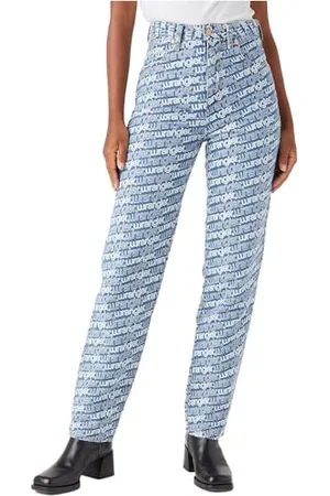 Wrangler Damskie dżinsy Mom Straight, Mr , 28W / 32L