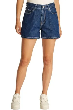 Tommy Hilfiger Damski DNM MINI SHORT HW ACE WW0WW44385, Denim, NI32, , 58