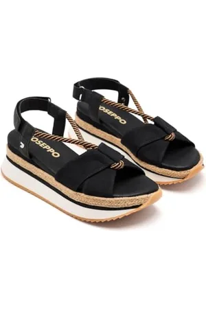 Gioseppo IRONTON Damskie sandały sportowe, czarne, 39 EU, , 39 EU