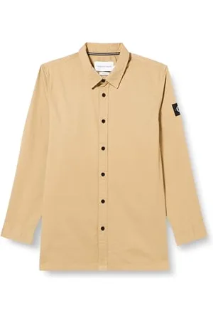 Calvin Klein Jeans Męska koszula Monologo Badge Casual, , L