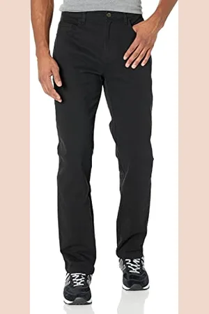 Amazon Męskie Athletic-Fit 5-kieszeniowe wygodne spodnie chinosy ze stretchem (wcześniej Goodthreads), czarne, 38W x 29L