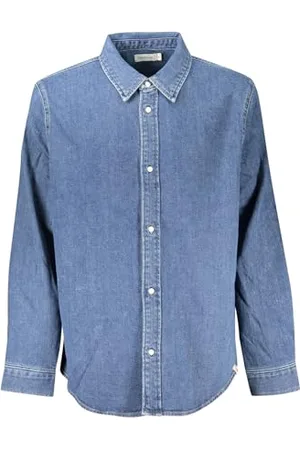 Calvin Klein Jeans Męska koszula dżinsowa Slim J30J326026, L/S, denim, XXL, , XXL