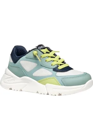 Geox Chłopiec Loftus Boy E Basket, White Sage, 35 EU