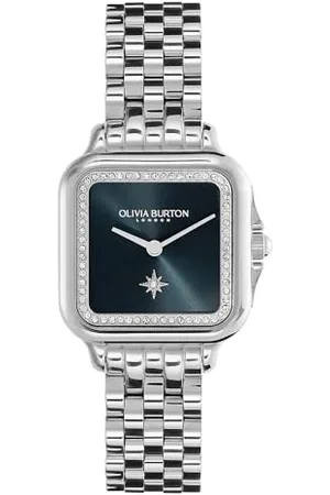 Olivia Burton Analogowy damski zegarek kwarcowy z paskiem ze stali nierdzewnej 24000083, , bransoletka