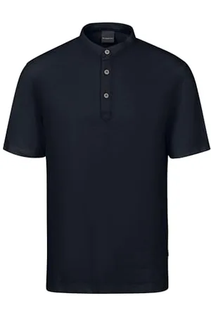 Bugatti Męska koszulka polo, stójka, krótki rękaw, nowoczesny krój, , L