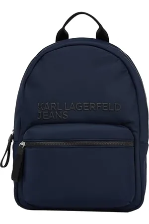 Karl Lagerfeld Essential nylonowy plecak, , Niezbędny plecak z nylonu, ciemny SLATE