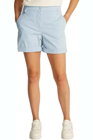 Tommy Hilfiger Damskie spodenki CO BLEND GMD CHINO WW0WW42457, niebieskie, 38, , 64