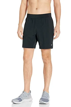 Amazon Męskie spodenki treningowe Performance Stretch Woven 18 cm, czarne, XL