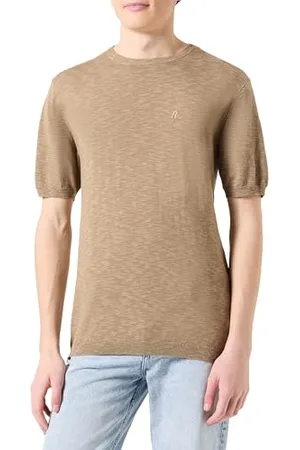 Replay Męski sweter z krótkim rękawem regular fit, , XXL