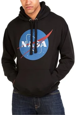 Nasa Męska bluza z kapturem z logo Circle, , M