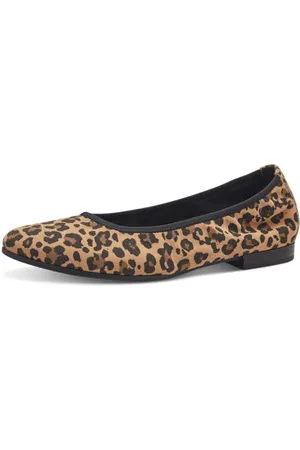 QS by s.Oliver Baleriny damskie 5-22101-42 baleriny, lampart, 38 EU, , 38 EU