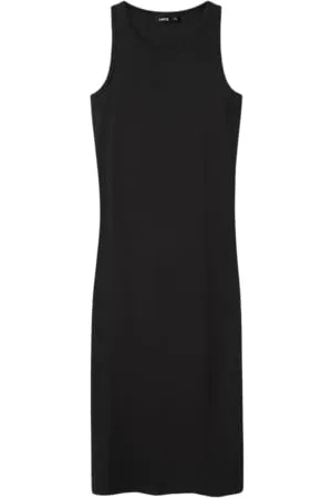 LMTD Damska sukienka Nlfhinaja Sl Long Solid Tank Dress Noos, , 170
