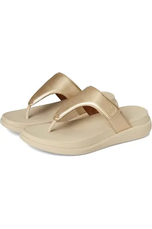 FitFlop Damskie regulowane płaskie sandały F-Mode GO, , 36 UK, , 39 EU