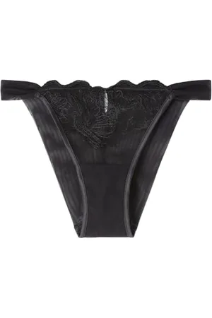 Women secret 5359633 Figi damskie, standardowy czarny, L, , L