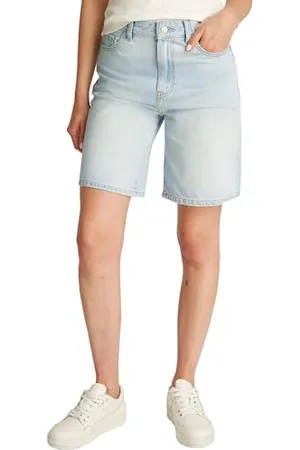 Tommy Hilfiger Damskie spodnie DNM BERMUDA SHORT HW SKY WW0WW44388, Denim, NI33, , 46