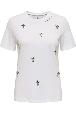 ONLY Onlkita Life Reg S/S Pineapple Top JRS, , XL